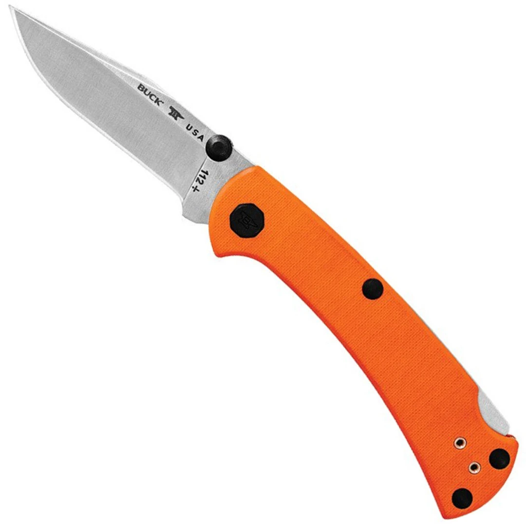 Buck Knives Buck Orange G-10 Slim Pro TRX Lockback Folder Knife, S30V Blade 3 Buck Knives Buck Orange G-10 Slim Pro TRX Lockback Folder Knife, S30V Blade