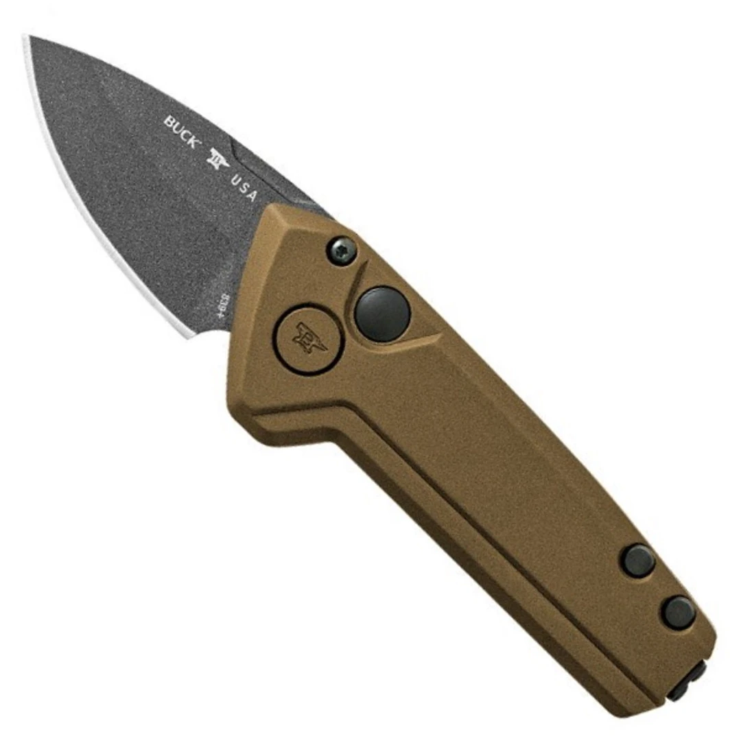 Buck Knives Buck Burnt Bronze Mini Deploy Auto Folding Knife 3 Buck Knives Buck Burnt Bronze Mini Deploy Auto Folding Knife