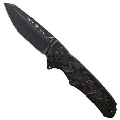 Buck Knives Buck Marble Carbon Fiber Sprint Ops Flipper Knife