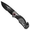 Smith & Wesson Grey Rescue Spring Assist Knife, Black Combo Blade -Zero Tolerance Shop 1100038front 56489.1551126187