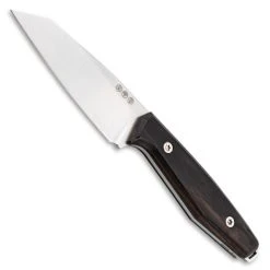 Boker Daily Knives AK1 Grenadill Wood Fixed Blade Knife, Reverse Tanto