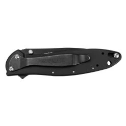 Kershaw Ken Onion Leek Assisted Opener Knife, All Black Finish -Zero Tolerance Shop 1660ckt back closed hi res 33876.1560263247