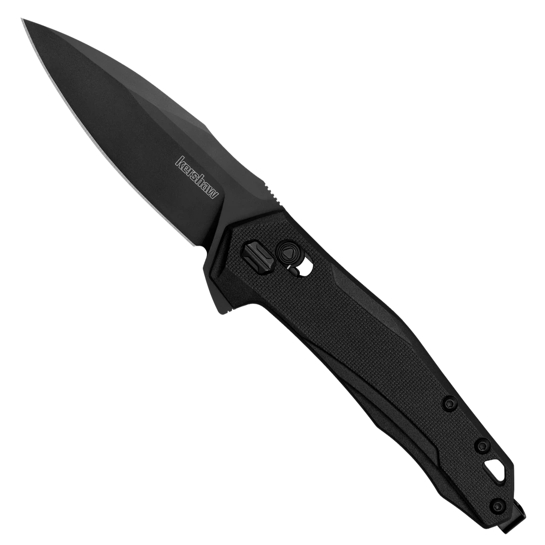 Kershaw Monitor DuraLock Folding Knife, Black Oxide D2 Blade 3 Kershaw Monitor DuraLock Folding Knife, Black Oxide D2 Blade