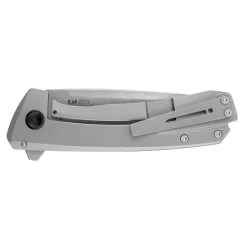 Kershaw Comeback Steel Flipper Knife, Stonewash Blade 5 Kershaw Comeback Steel Flipper Knife, Stonewash Blade -Zero Tolerance Shop 2055 clipside closed hi res 63257.1579110407