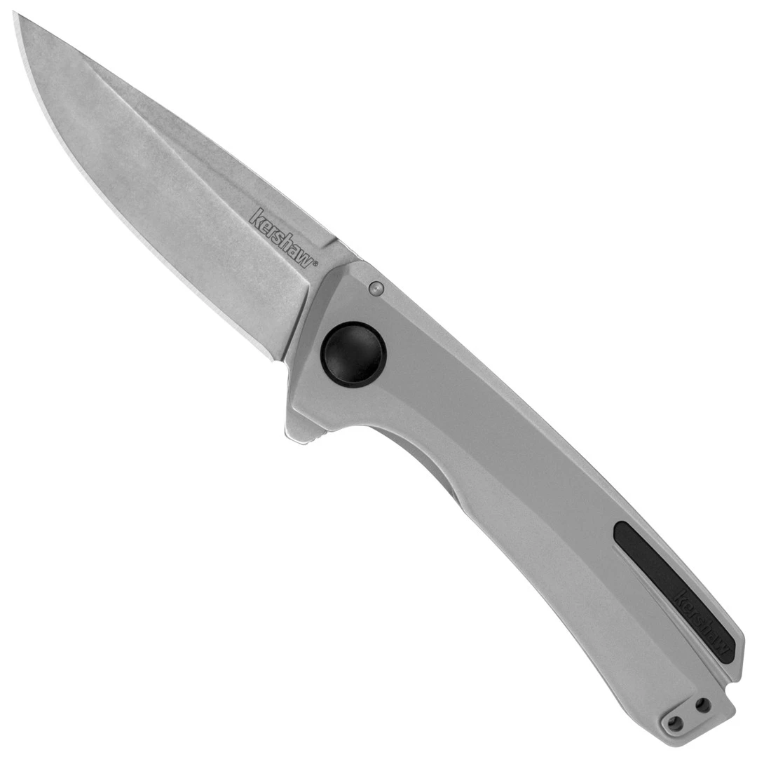 Kershaw Comeback Steel Flipper Knife, Stonewash Blade 3 Kershaw Comeback Steel Flipper Knife, Stonewash Blade