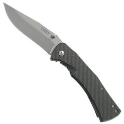 CRKT Xan Carbon Fiber Spring Assist Knife, Bead Blast Blade