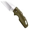 Cold Steel OD Green Tuff Lite Folder Knife, Satin Blade