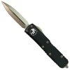 Microtech Black Aluminum UTX-85 OTF Auto Knife, Bronze Dagger Blade 2 Microtech Black Aluminum UTX-85 OTF Auto Knife, Bronze Dagger Blade -Zero Tolerance Shop 232 13 2 70639.1659366983