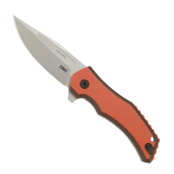 CRKT Fawkes Brown/Orange G-10 Spring Assisted Knife