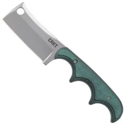 CRKT Minimalist Cleaver Fixed Blade Knife, Bead Blast Blade