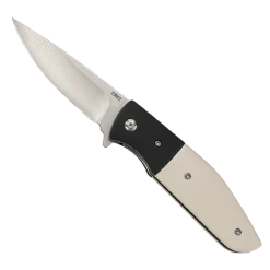 CRKT Curfew White Fiber/Black Aluminum Spring Assisted Knife