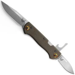 Benchmade Weekender Green Canvas Micarta Folding Knife -Zero Tolerance Shop 317 1 Weekender 03 29451.1657731760