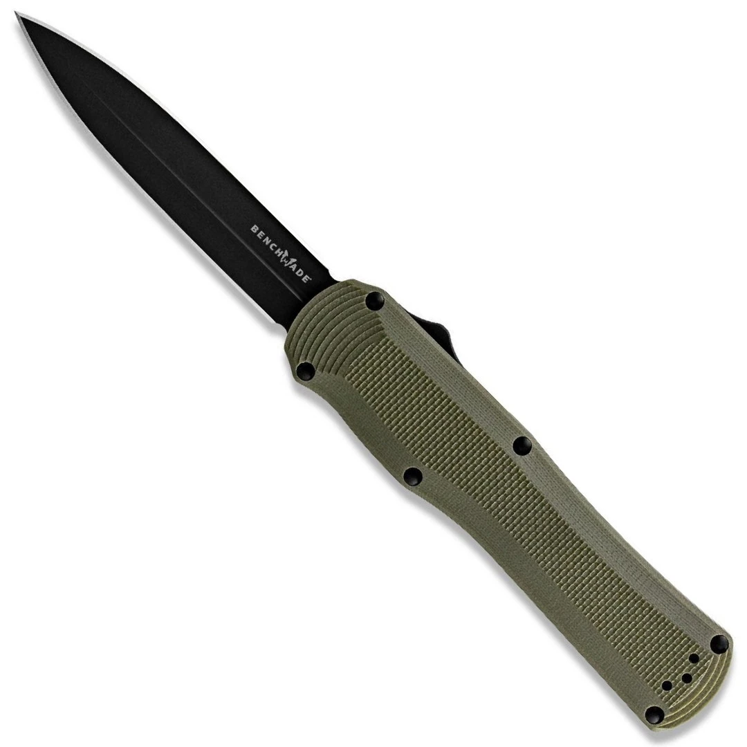 Benchmade OD Green Autocrat Dagger OTF Auto Knife, CPM-S30V Black Blade 3 Benchmade OD Green Autocrat Dagger OTF Auto Knife, CPM-S30V Black Blade