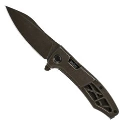 Kershaw BrownWash Boilermaker Spring Assist Knife, BrownWash Blade
