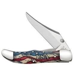 Case Vintage Natural Bone Color Mid-folding Hunter Knife