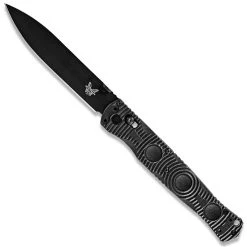 Benchmade SOCP Tactical Folder Knife, D2 Black Blade
