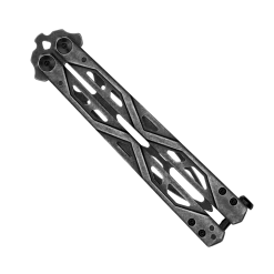 Kershaw BlackWashed Stainless Balanza Training Balisong Butterfly Knife, BlackWashed Stainless Steel Blade -Zero Tolerance Shop 4950tr back closed web 76618.1675777727