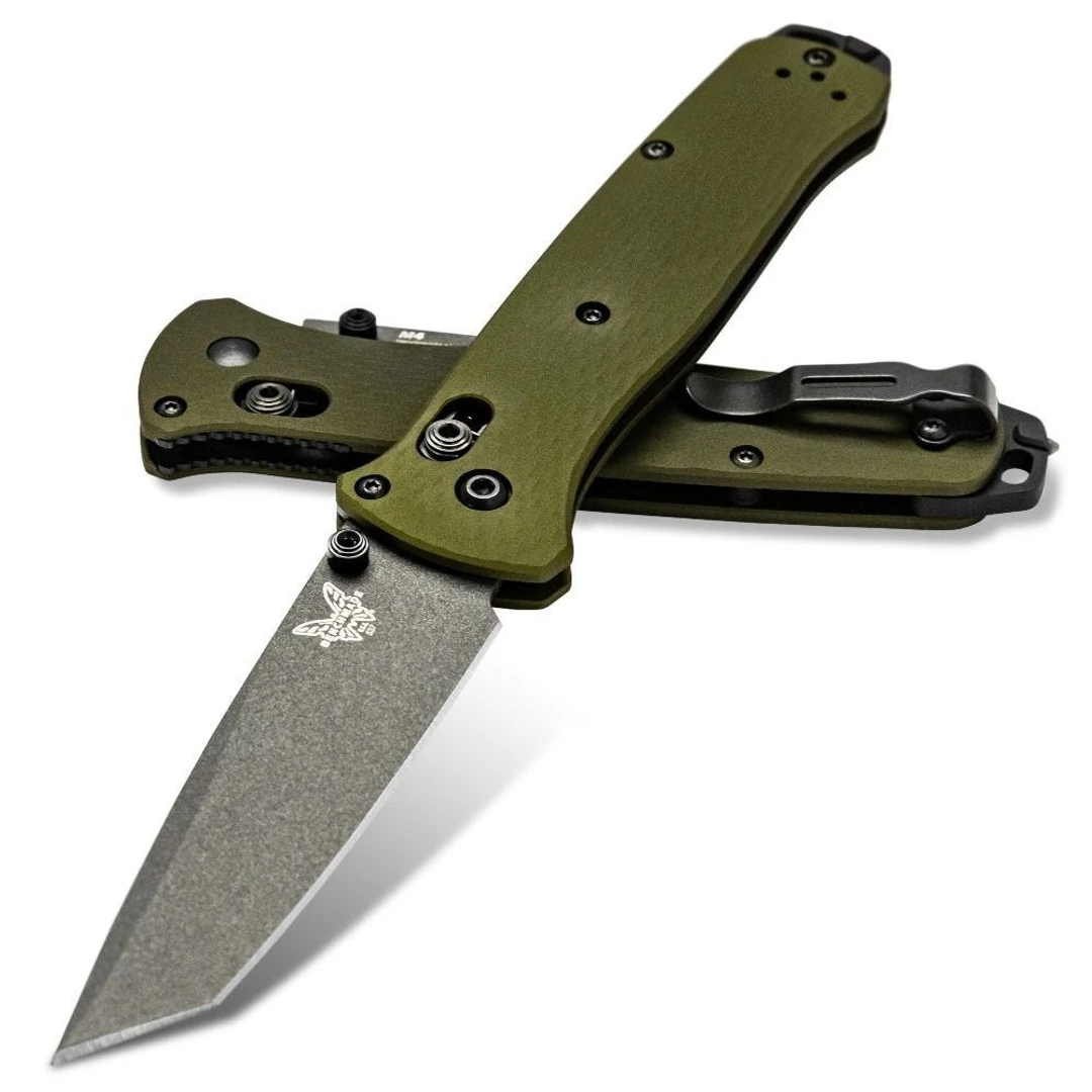 Benchmade Woodland Green Bailout Tanto Folder Knife, CPM-M4 Blade 4 Benchmade Woodland Green Bailout Tanto Folder Knife, CPM-M4 Blade - Image 2