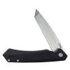 Case Black Kinzua Flipper Knife, S35VN Satin Tanto Blade