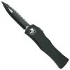Microtech Black Tactical Hera OTF Knife, Black Serrated Dagger Blade -Zero Tolerance Shop 702 3ta 2 17688.1660324247