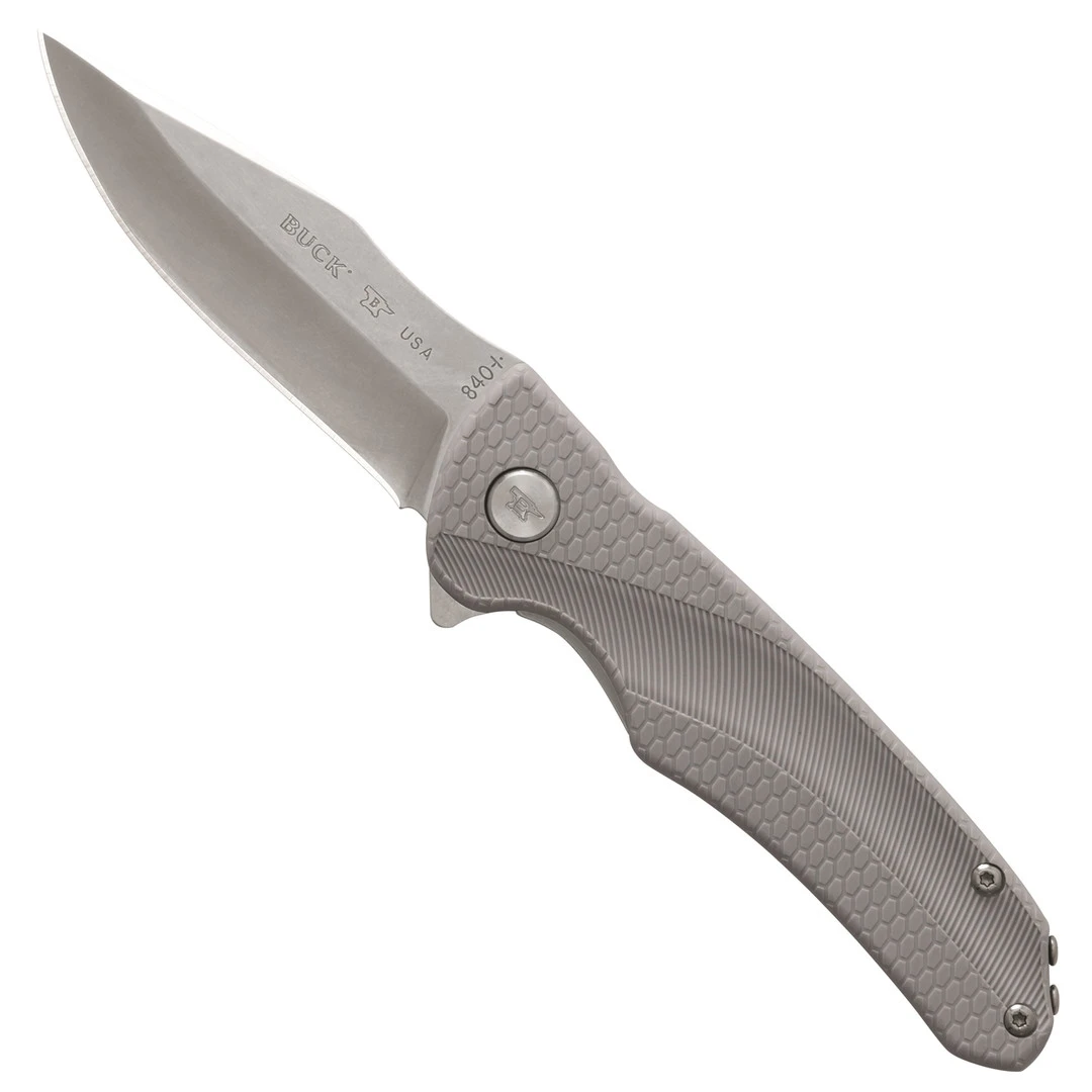 Buck Knives Buck Grey Sprint Select Flipper Knife, Stonewash Blade 3 Buck Knives Buck Grey Sprint Select Flipper Knife, Stonewash Blade