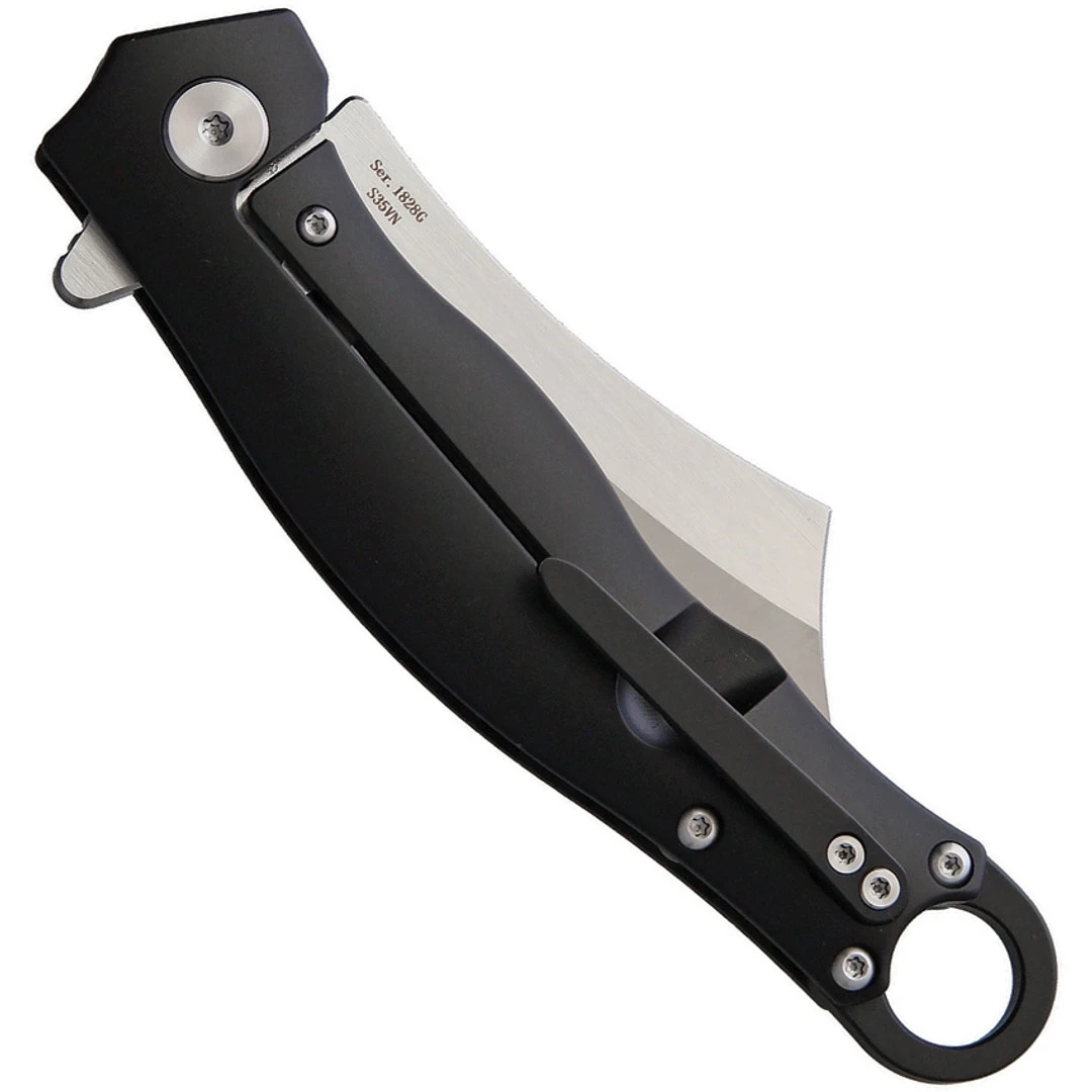 Artisan Cutlery Corsair Carbon Fiber Frame Lock Knife, S35VN Satin Blade 4 Artisan Cutlery Corsair Carbon Fiber Frame Lock Knife, S35VN Satin Blade - Image 2