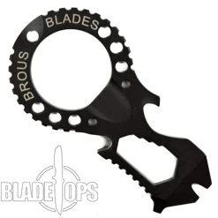 Brous Blades Multi-Tool, D2 Steel, Blackout