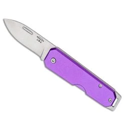 Bear & Son Purple Slip-Joint Folder Knife, Satin Blade