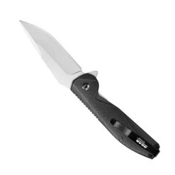 Bear & Son G-10 Grip Sideliner Flipper Knife, Bead Blast Blade -Zero Tolerance Shop BC61126back 55912.1644445398