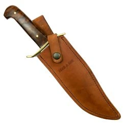 Bear & Son Cocobola Gold Rush Bowie With Leather Sheath -Zero Tolerance Shop BCCB003.4 1 24656.1618927649