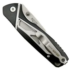 Bear & Son Bear Edge 61107 Black/Silver Sideliner Aluminum Flipper Knife, Bead Blast Blade -Zero Tolerance Shop BE61107 3 18186.1533221894