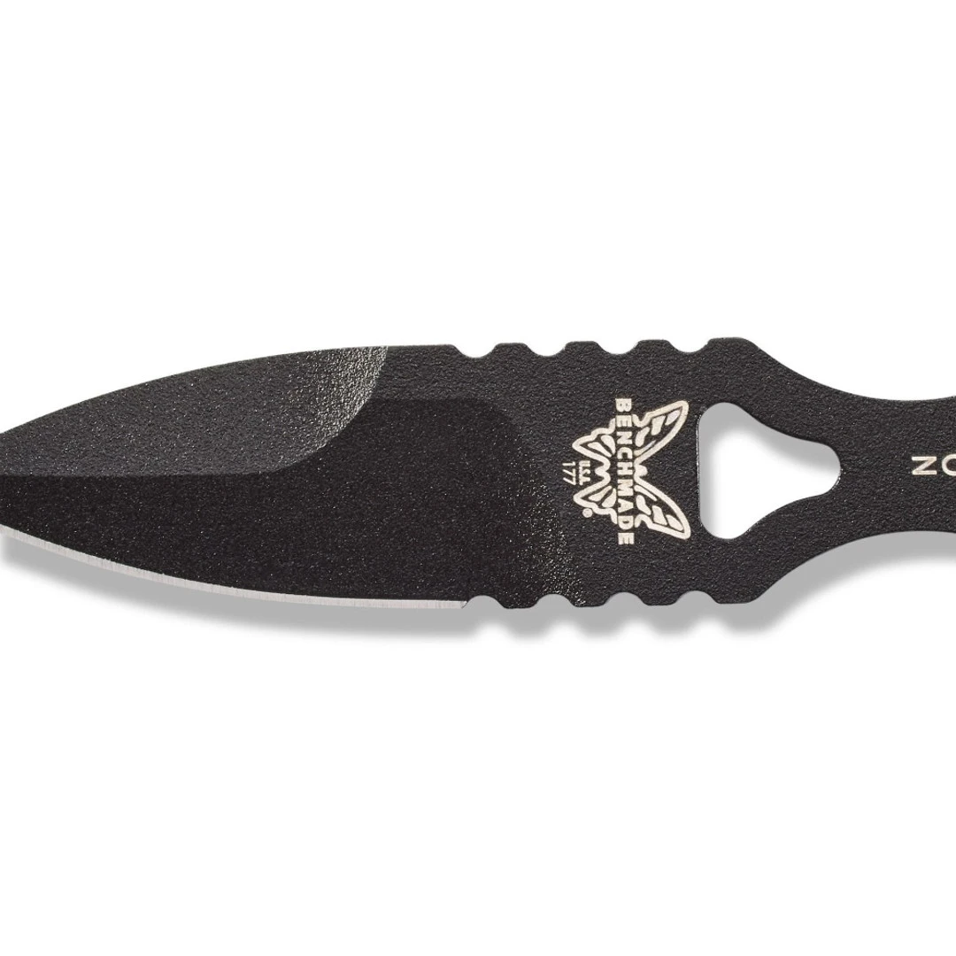 Benchmade Mini SOCP Fixed Blade Knife, Black Blade 4 Benchmade Mini SOCP Fixed Blade Knife, Black Blade - Image 2