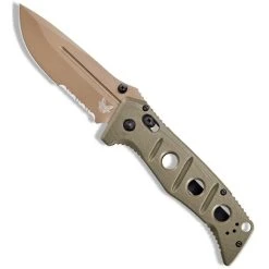 Benchmade Adamas AXIS Lock Knife, Flat Earth Combo Blade