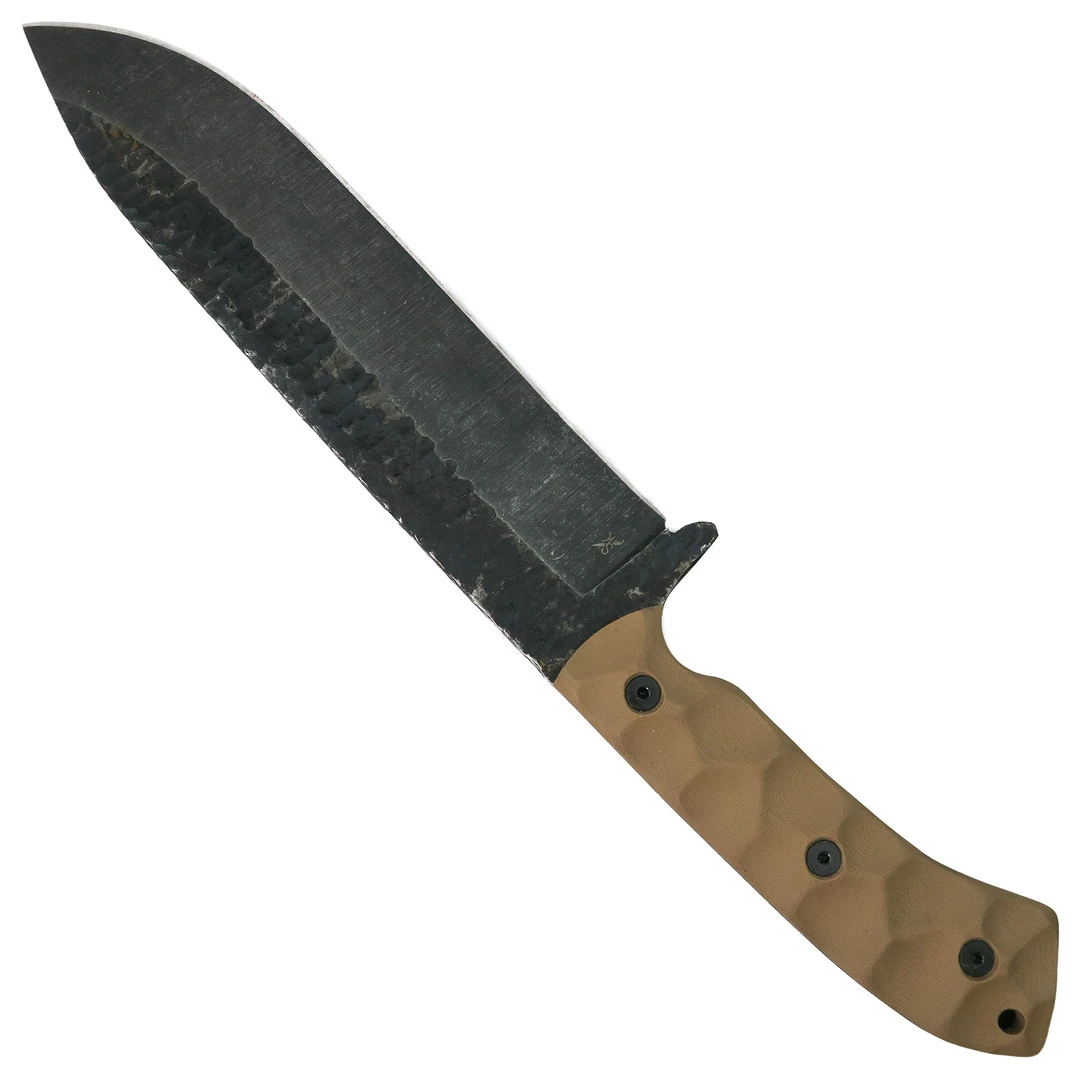 Stroup Knives BK1 Tan G10 Fixed Blade Knife 4 Stroup Knives BK1 Tan G10 Fixed Blade Knife - Image 2