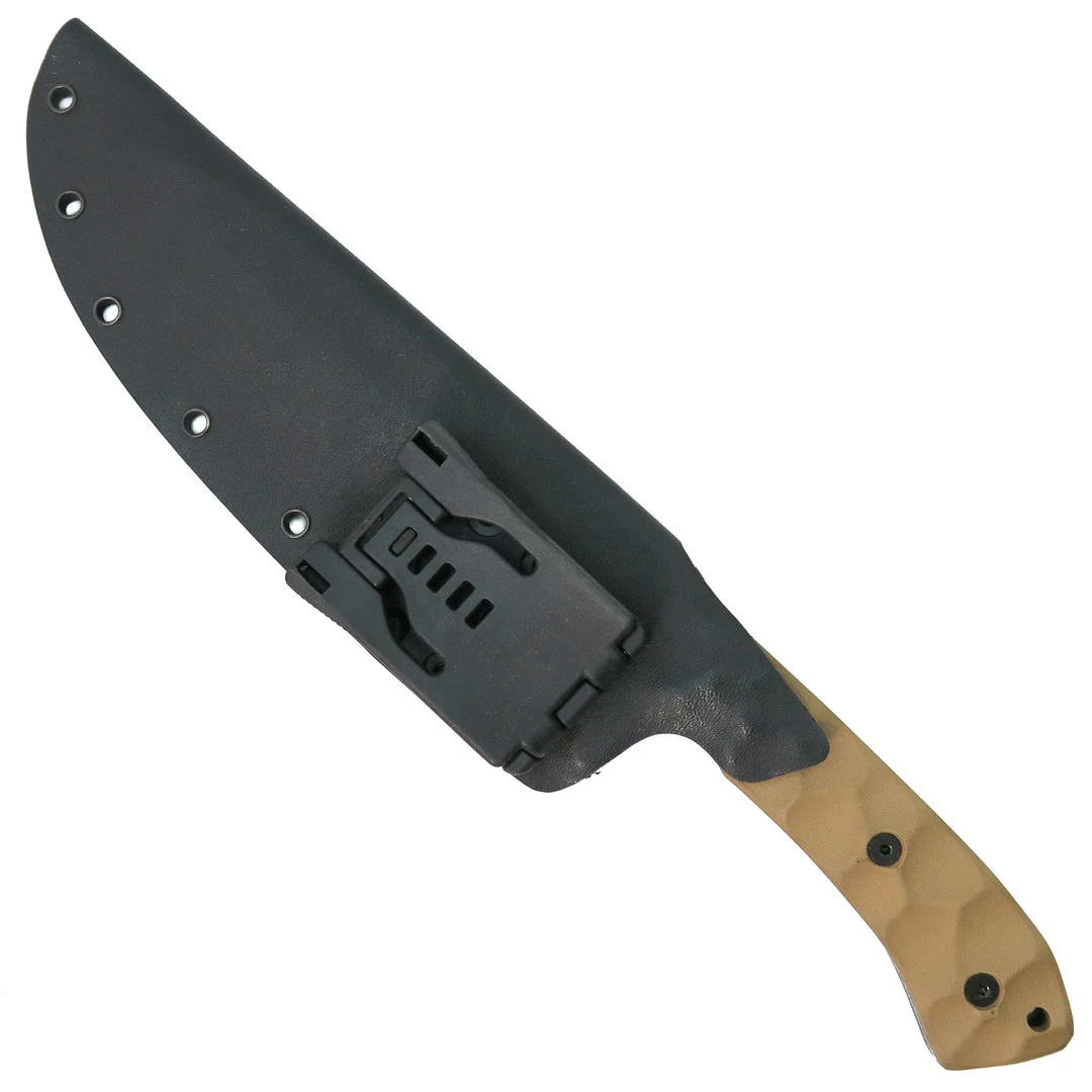 Stroup Knives BK1 Tan G10 Fixed Blade Knife 6 Stroup Knives BK1 Tan G10 Fixed Blade Knife - Image 4
