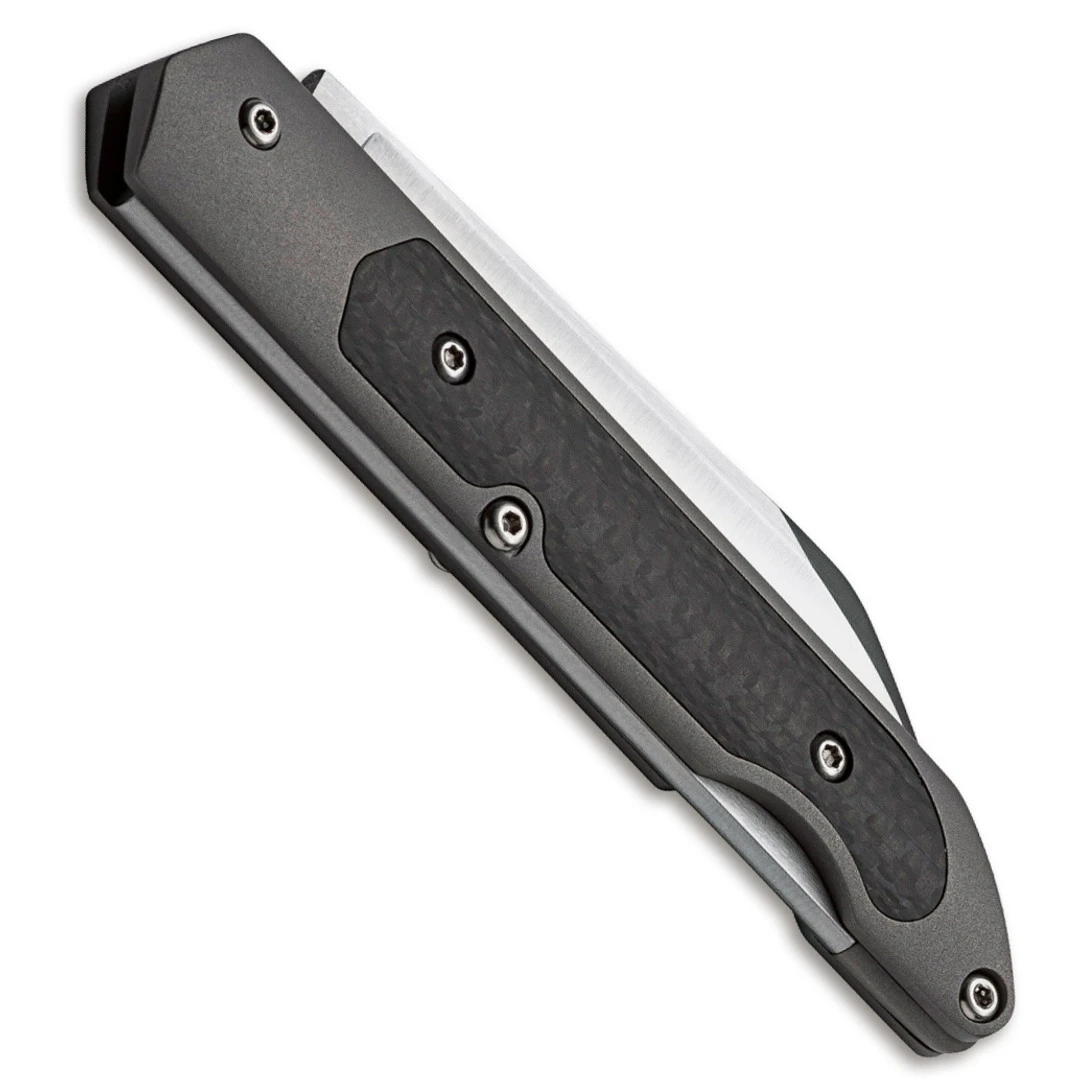 Boker Plus Genios Carbon Fiber/Ti Lockback Knife, Satin 4 Boker Plus Genios Carbon Fiber/Ti Lockback Knife, Satin - Image 2