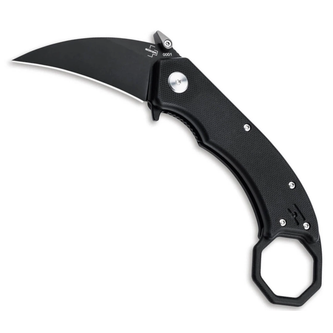 Boker Plus HEL Karambit Flipper Knife, Black Blade 3 Boker Plus HEL Karambit Flipper Knife, Black Blade