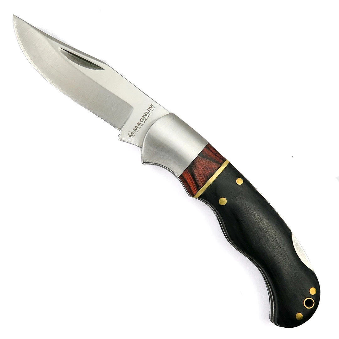 Boker Magnum Exquisite Lockback Knife, Satin Blade 3 Boker Magnum Exquisite Lockback Knife, Satin Blade