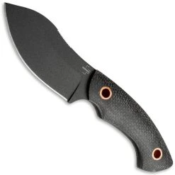 Boker Plus Nessmi Pro Black Copper Fixed Blade Knife, D2 Black Blade