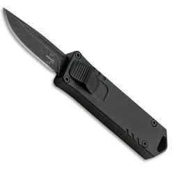 Boker Plus USB OTF Auto Knife, Black Stonewash D2 Blade