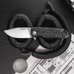 Boker Carbon Fiber M4 Sherman Flipper Knife, Magnacut Clip Blade -Zero Tolerance Shop BO110665 3 35228.1675963716