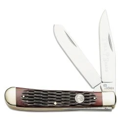 Boker Traditional Series 2.0 Jigged Bone Trapper Knife, D2 Satin Blades -Zero Tolerance Shop BO110812 58528.1676908711