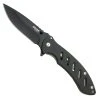 Bear & Son Bear Edge Brisk 1.0 Frame Lock Folder, Black Blade