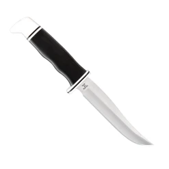 Buck Knives Buck Pathfinder Black Phenolic Fixed Blade Knife, Modified Clip Point Blade