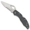 Byrd Grey Meadowlark 2 Folder Knife, Satin Combo Blade -Zero Tolerance Shop BY04PSGY2 Open 72327.1551805293
