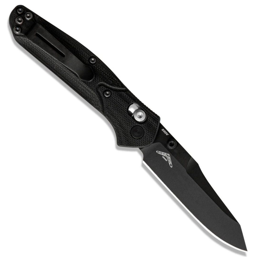 Benchmade Mini Osborne Folder Knife, CPM-S30V Black Blade 4 Benchmade Mini Osborne Folder Knife, CPM-S30V Black Blade - Image 2
