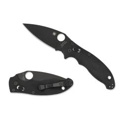 Spyderco Manix 2 Folder Knife, CPM-S30V Black Blade -Zero Tolerance Shop C101GPBBK2 Both 78294.1582820295