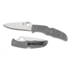 Spyderco Grey Endura 4 Folder Knife, VG-10 Satin Blade -Zero Tolerance Shop C10FPGY Both 35883.1550172182
