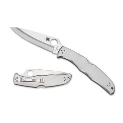 Spyderco Stainless Endura 4 Folder Knife, VG-10 Satin Blade -Zero Tolerance Shop C10P Both 72895.1536092534