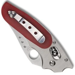 Spyderco Sprint Run Viele Phoenix Red G10 Folder Knife, Ball Bearing Lock -Zero Tolerance Shop C114GPRD Closed 66184.1615043278